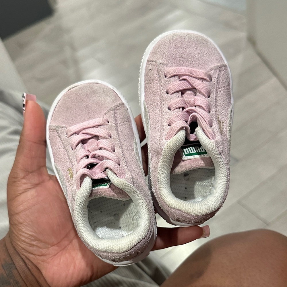Puma Kids Light Pink Sneakers